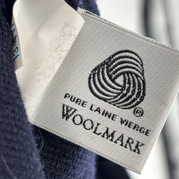 Saint James Navy Blue Pure New Wool Blazer Jacket - Picture 9 of 10